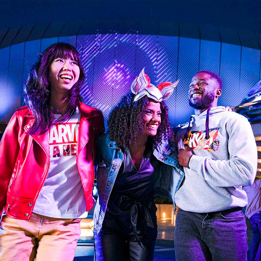 Atracción Avengers assemble Flight force