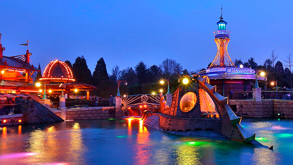 Atracción Les mystères du nautilus, Parque Disneyland