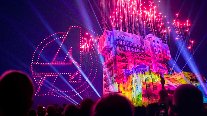 Espectáculo Nocturno Drones.