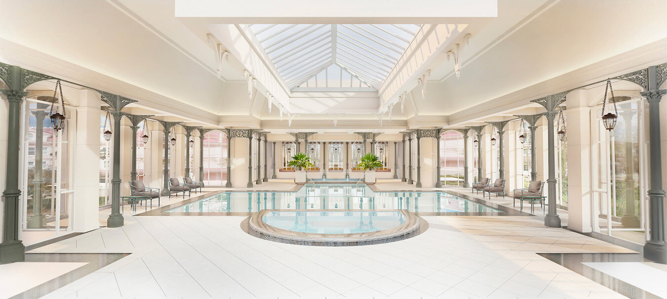 The Cristal Pool Disneyland Hotel.