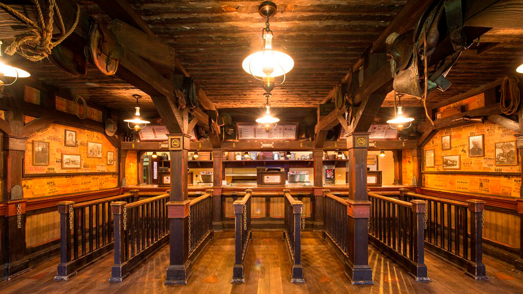 Restaurante Last chance cafe.