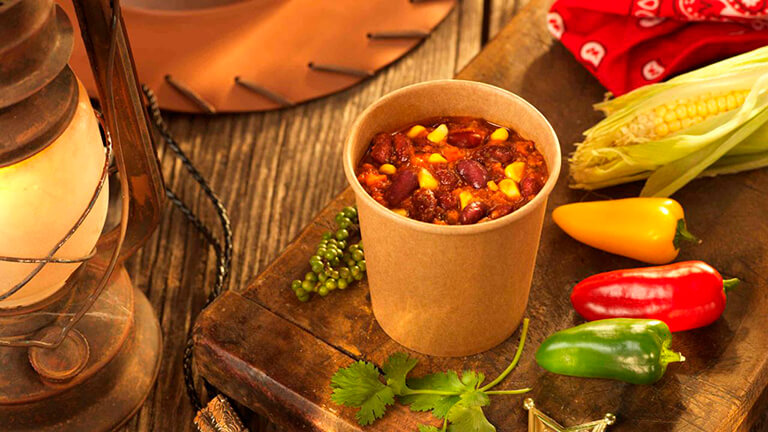 Chili vegan Last chance cafe.