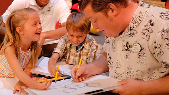 Animation Academy - Disney California Adventure Park.