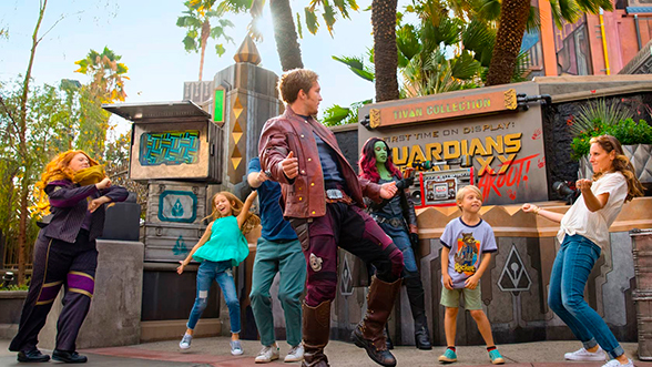 Guardians of the Galaxy: ¡Awesome Dance Off! - Disney California Adventure Park.
