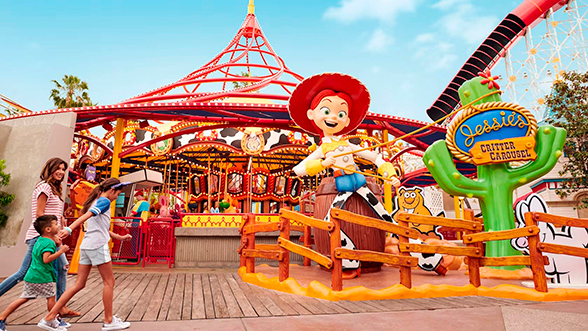 Jessie's Critter Carousel - Disney California Adventure Park