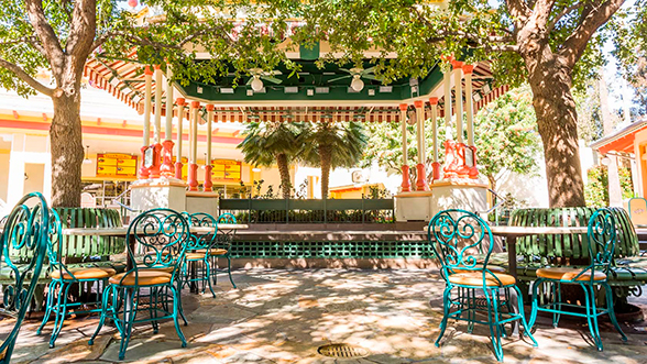 Paradise Gardens Bandstand - Disney California Adventure Park.