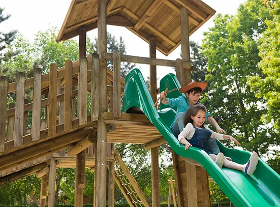 Zona de juegos infantiles del Disney Davy Crockett Ranch