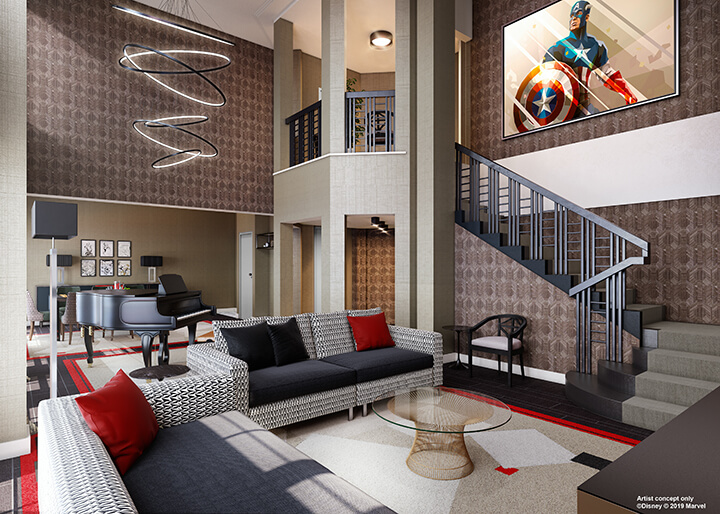 Conoce a tus personajes MARVEL preferidos en Disney Hotel New York The Art of MARVEL