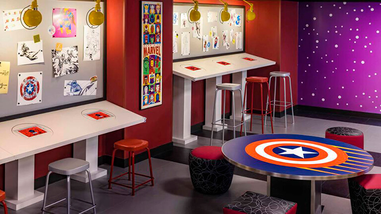 Conviértete en un auténtico artista MARVEL en los talleres creativos del Disney Hotel New York The Art of MARVEL