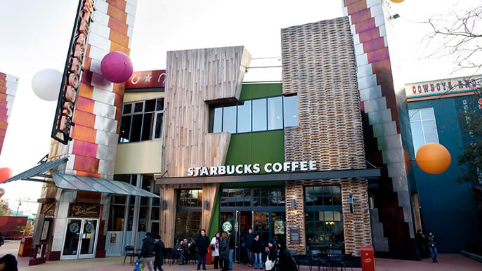 Starbucks coffee: ¡Descubre este Restaurante en Disney Village!