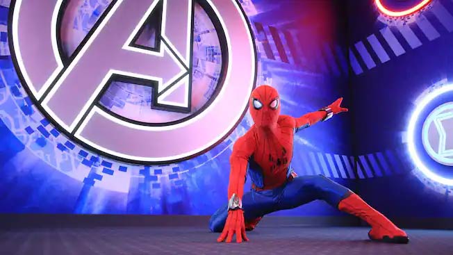 Meet Spider-Man at the Marvel Universe - Shanghai Disneyland