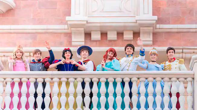 Spring Greetings from Disney Royalty - Shanghai Disneyland.