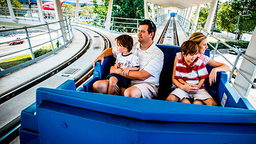 Tomorrowland Transit Authority PeopleMover - Magic Kingdom